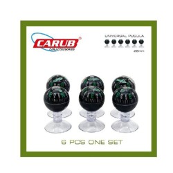 PUSULA VANTUZLU KÜÇÜK 6LI SET 28MM YEŞİL 5201304 CARUB