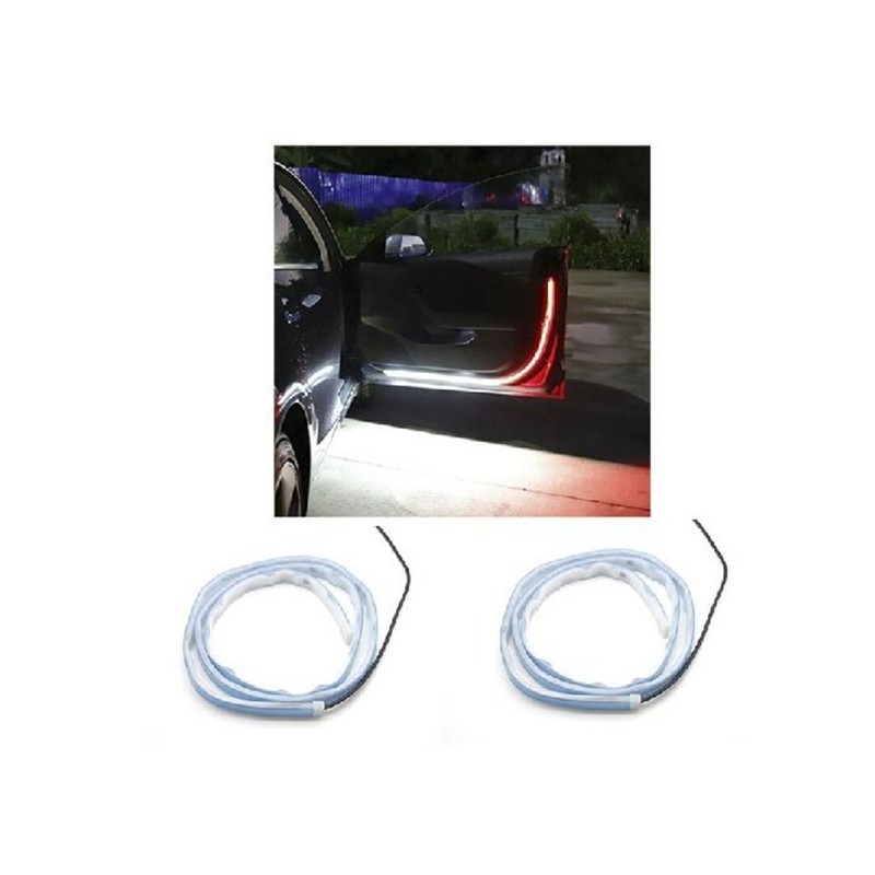 ELASTİK LED YAN KAPI İÇİ KAYAR IŞIK 120CM KIRMIZI BEYAZ FONKSİYONLU 46