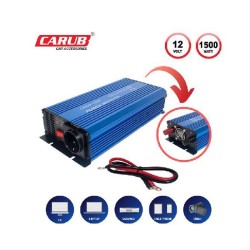 İNVERTÖR 12V-220V YÜKSELTİCİ 1500W USB Lİ 4621862 CARUB