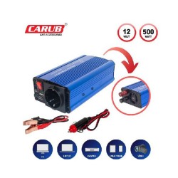 İNVERTÖR 12V-220V YÜKSELTİCİ 500W USB Lİ 4621856 CARUB