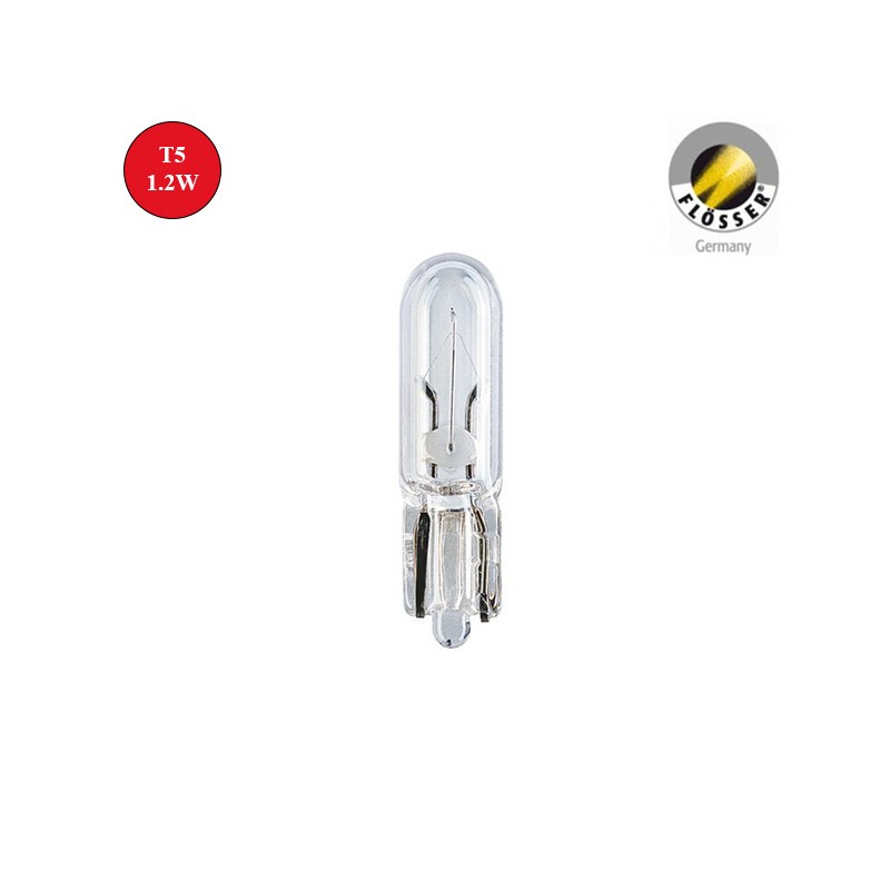 AMPÜL NORMAL DİPSİZ T5 12V 1.2W MİNİ GÖSTERGE FLÖSSER FLS 4191 FLS-419