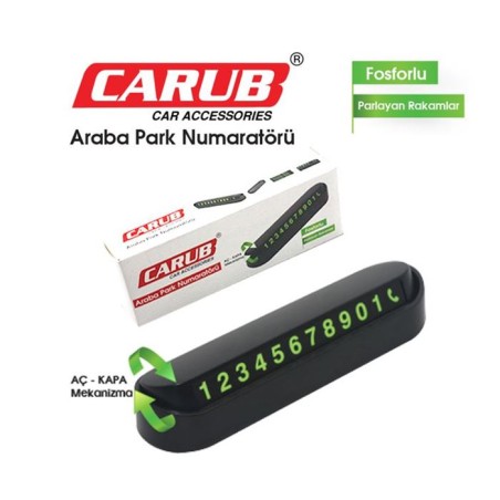 CAM ÖNÜ NUMARATÖR MIKNATISLI AÇ-KAPA PARKTEL 0903011 4620616 CARUB