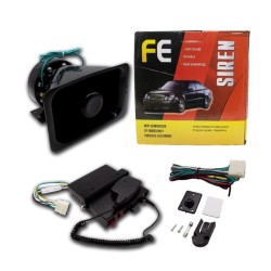 SİREN MEGAFONLU POLİS PROFESYONEL AYARLI ANFİ + MAYK + SİREN 100W 2742
