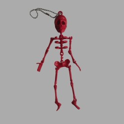 AYNA SÜSÜ İSKELET ENJ. BASKI BOY 20CM KIRMIZI ASSKLT-K YERLİ