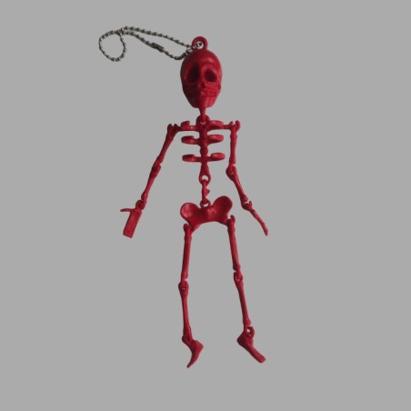 AYNA SÜSÜ İSKELET ENJ. BASKI BOY 20CM KIRMIZI ASSKLT-K YERLİ