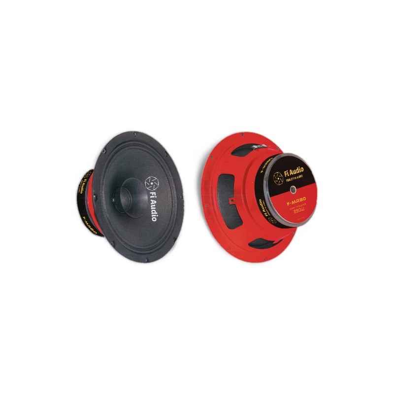 OTO HOPARLÖR MIDRANGE YUVARLAK 20CM 8 250W 120RMS Fİ AUDIO F-MR80 Fİ A