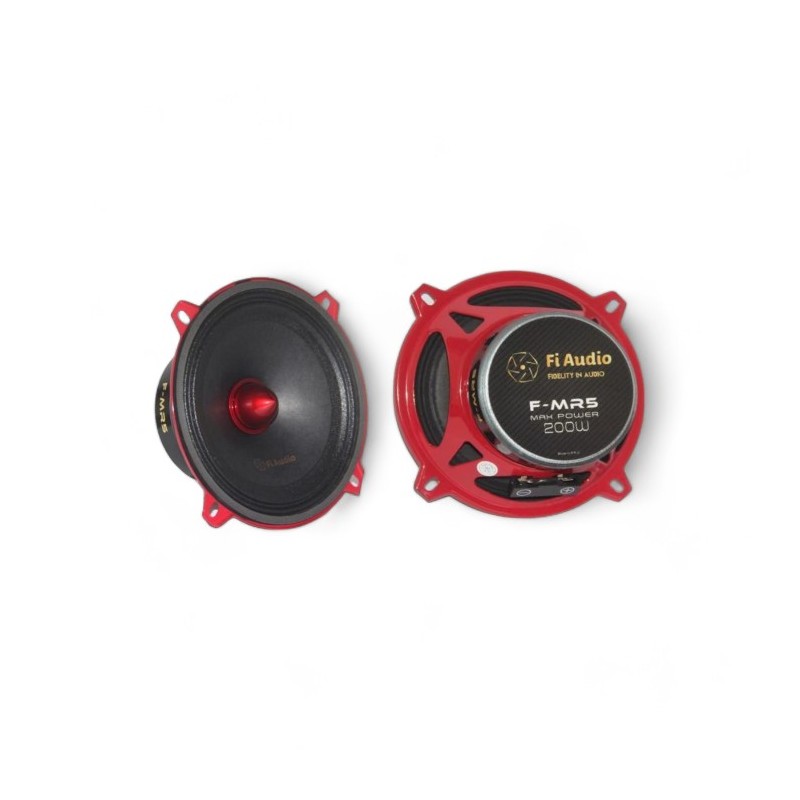 OTO HOPARLÖR MIDRANGE YUVARLAK 13CM 5 200W 80RMS Fİ AUDIO F-MR5PRO Fİ
