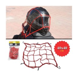 BAGAJ KASK FİLESİ KÜÇÜK KIRMIZI 40X40CM 4620623 CARUB