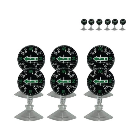 PUSULA VANTUZLU ORTA BOY 6LI SET 38MM 5201304 YEŞİL 5201305 CARUB