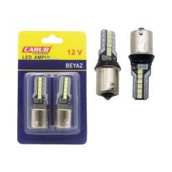 AMPÜL 67-93 LED 12V BEYAZ ÇAKAR DÜZ 0403036 0403036-L CARUB