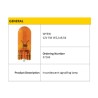 AMPÜL NORMAL DİPSİZ T10 12V 5W AMBER TURUNCU GERMANY VOSLA VS37169 VOS
