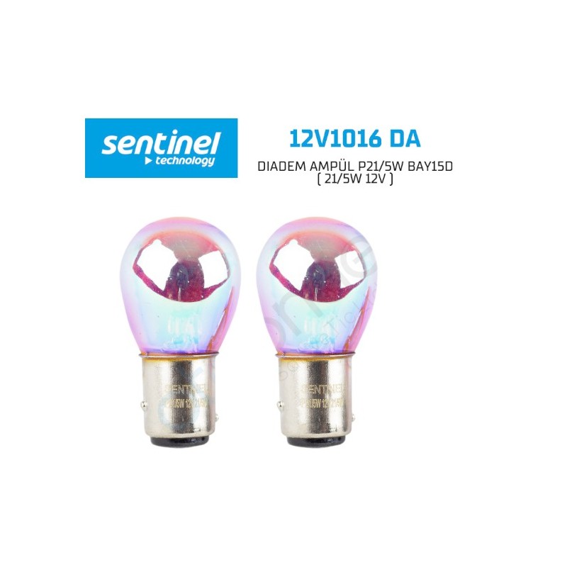 AMPÜL NORMAL DIADEM 12V 1016 21/5W P21/5W BAY15D- D12V1016DA SENTİNEL