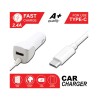 ŞARJ CİHAZI 2.4 AMPER TYPE-C KABLOLU + USB SOKET 5901851 CARUB