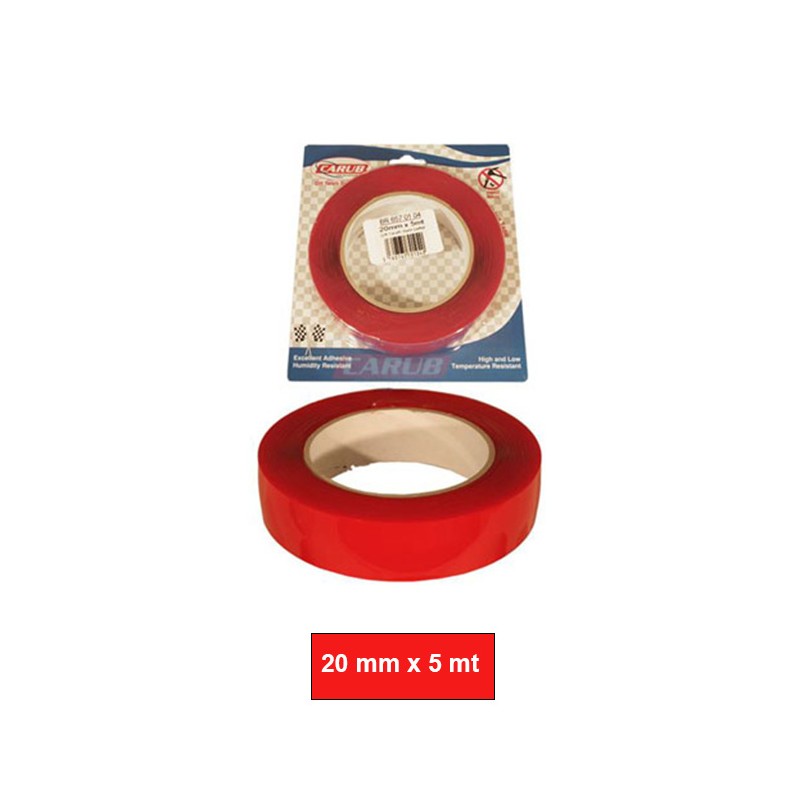 BANT ÇİFT TARAFLI SİLİKONLU BALİSTER 20MMX5MT CARUB 6570104 CARUB