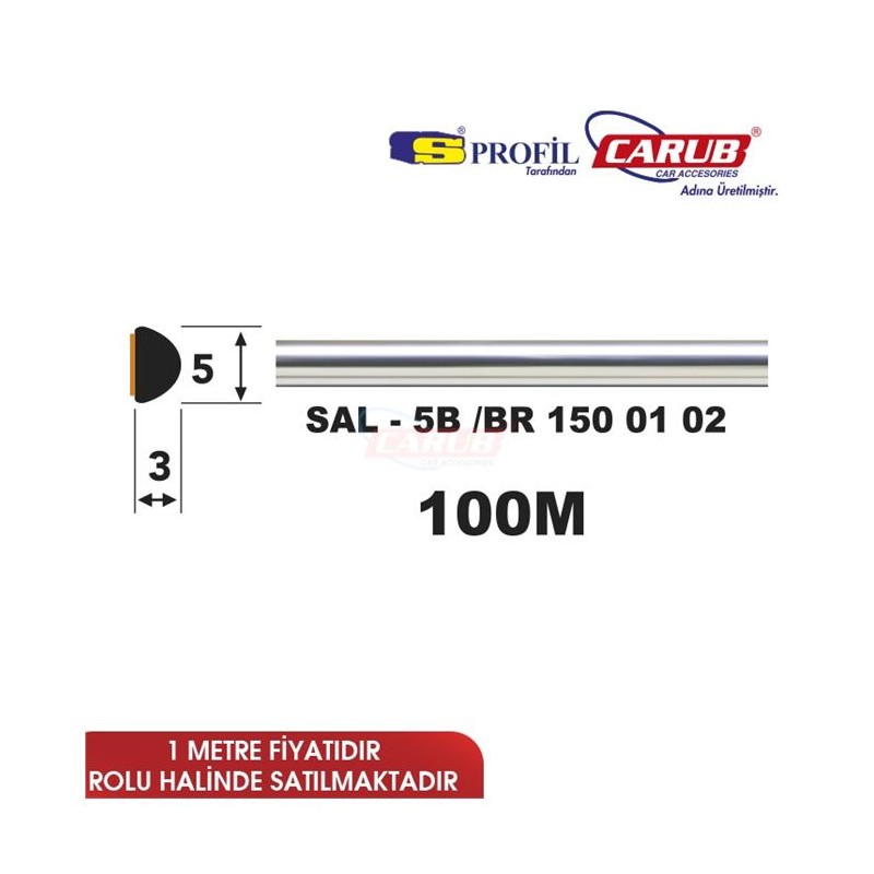 ÇITA YAPIŞTIRMA SAL5-B NİKELAJLI 6MM TOP 100M 1500102 SALMAN