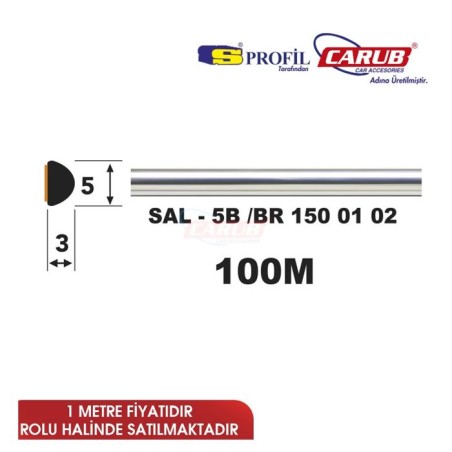ÇITA YAPIŞTIRMA SAL5-B NİKELAJLI 6MM TOP 100M 1500102 SALMAN