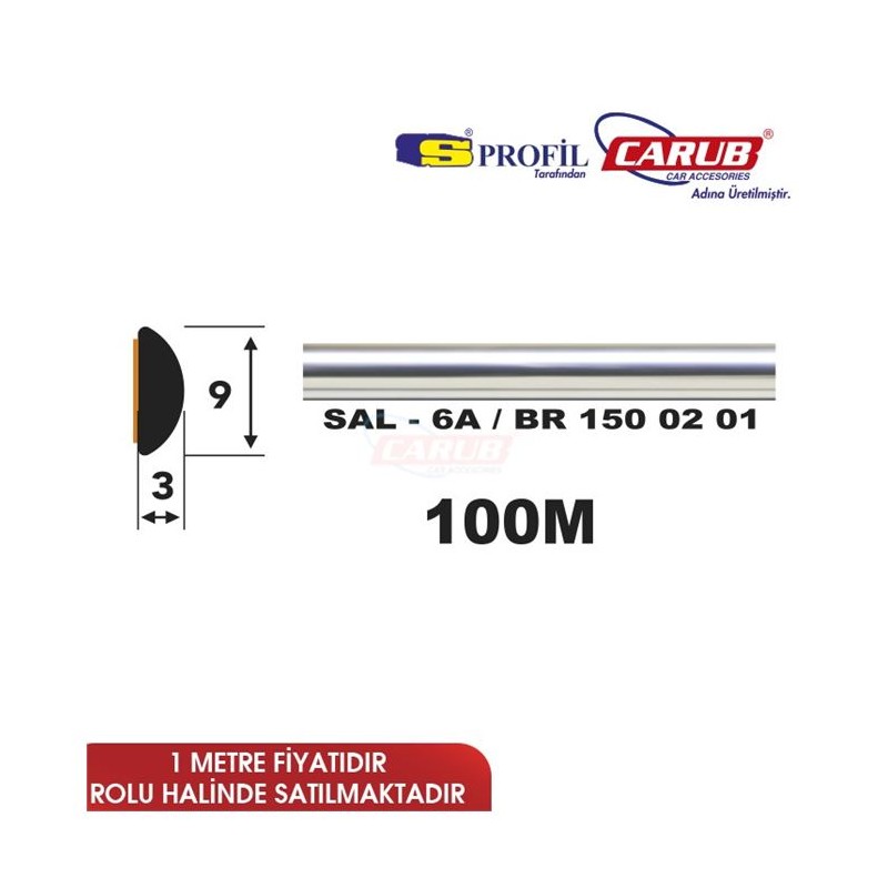 ÇITA YAPIŞTIRMA SAL6-A NİKELAJLI 9MM TOP 100M 1500201 SALMAN