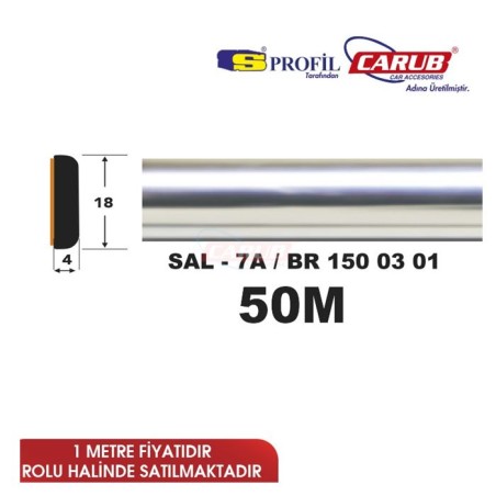 ÇITA YAPIŞTIRMA SAL7-A NİKELAJLI 18MM TOP 50M 1500301 SALMAN