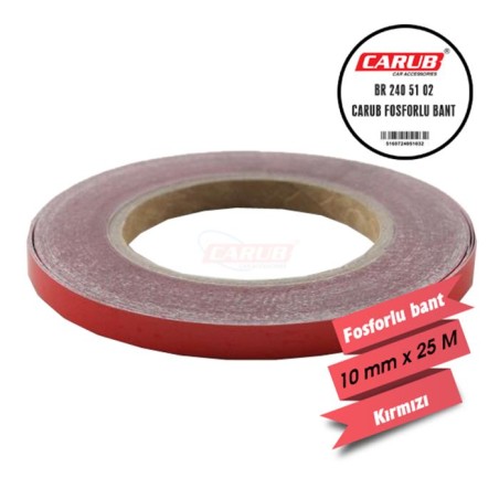 FOSFOR BANT 1CMX25MT KIRMIZI 2405102 CARUB