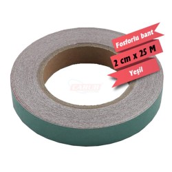 FOSFOR BANT 2CMX25MT YEŞİL 2405205 CARUB
