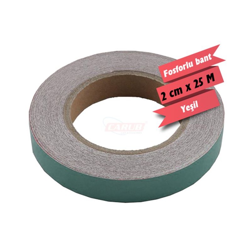 FOSFOR BANT 2CMX25MT YEŞİL 2405205 CARUB