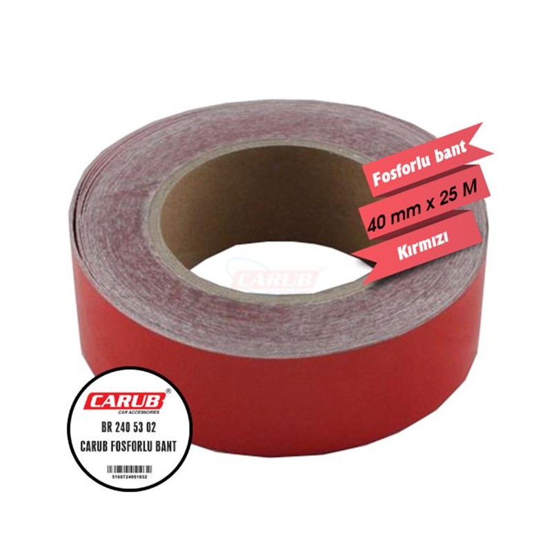 FOSFOR BANT 4CMX25MT KIRMIZI 2405302 CARUB
