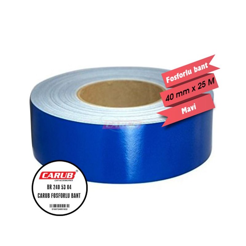 FOSFOR BANT 4CMX25MT MAVİ 2405304 CARUB