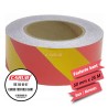 FOSFOR BANT 5CMX25MT ÇAPRAZ SARI-KIRMIZI 2406007 CARUB