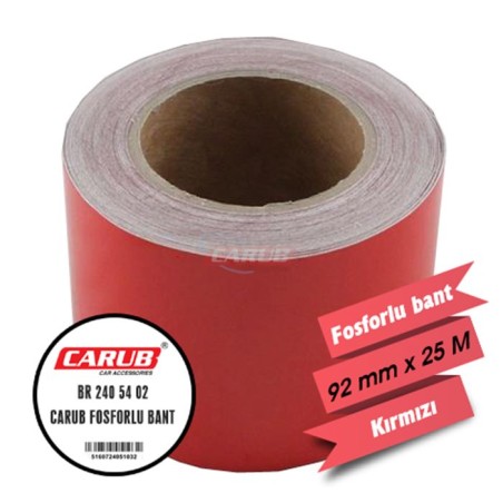 FOSFOR BANT 9CMX25MT KIRMIZI 2405402 CARUB