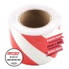 FOSFOR BANT 10CMX25MT ÇAPRAZ KIRMIZI-BEYAZ 2406101 CARUB