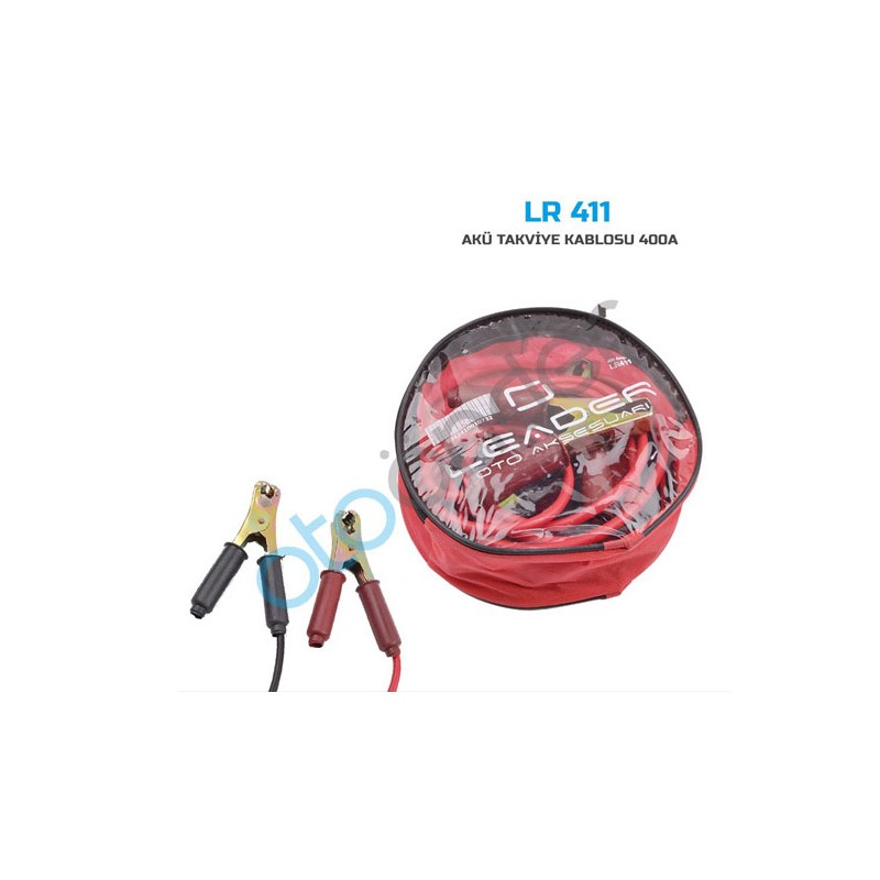 AKÜ TAKVİYE KABLOSU 400 AMPER LR 411 LR-411 LEADER