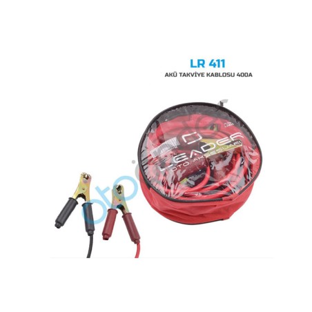 AKÜ TAKVİYE KABLOSU 400 AMPER LR 411 LR-411 LEADER