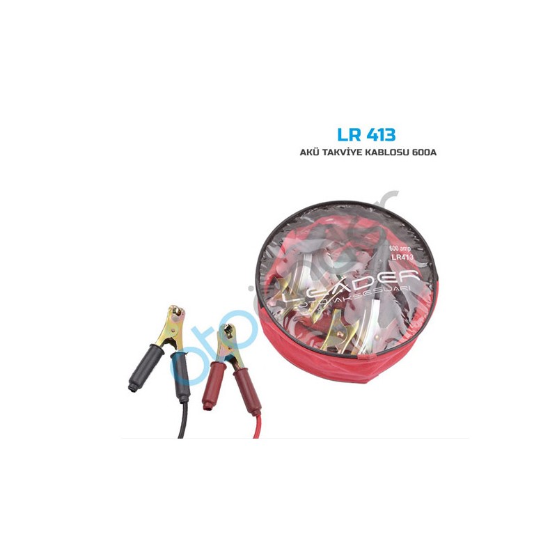 AKÜ TAKVİYE KABLOSU 600 AMPER LR 413 LR-413 LEADER