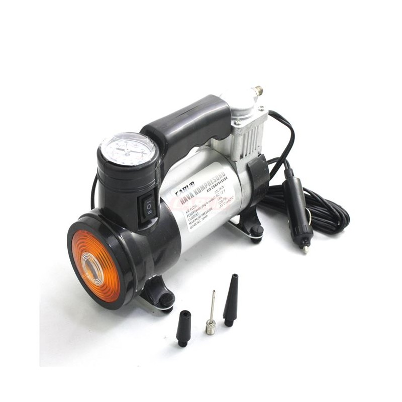 KOMPRESÖR TEK PİSTON METAL SİYAH IŞIKLI 2491009 CARUB