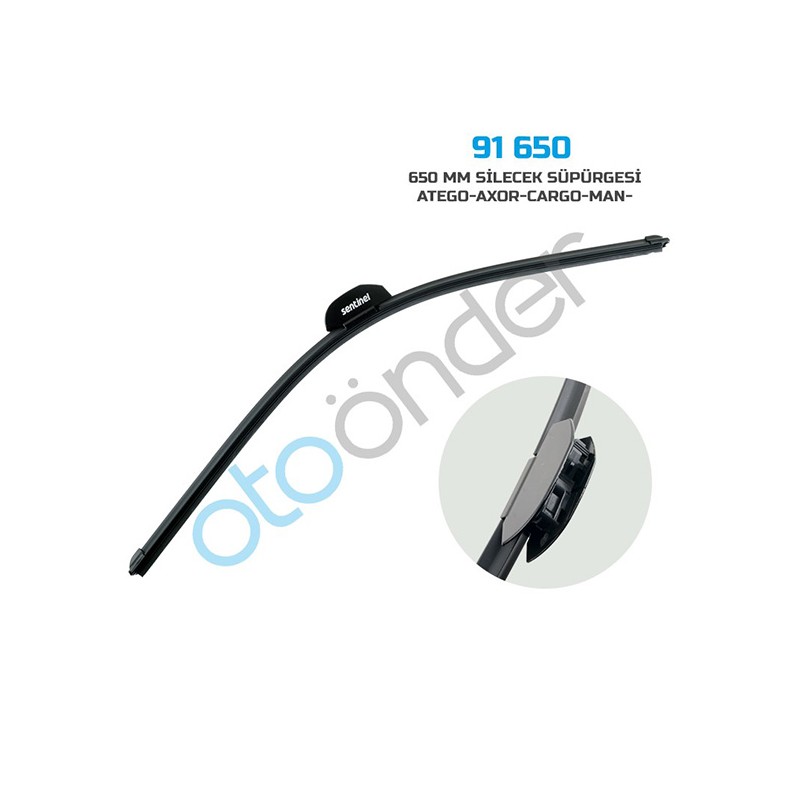 SİLECEK SÜPÜRGESİ KAMYON MUZ TİP 650MM 93 K 65 91-650 SENTİNEL