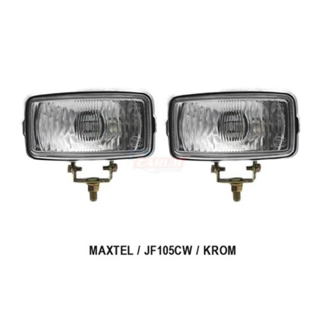 SİS LAMBASI DİKDÖRTGEN MAXTEL KROMAJLI 3080501 BEYAZ 164X88MM JF 105B