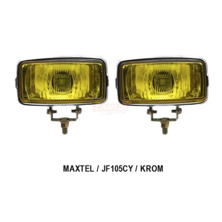 SİS LAMBASI DİKDÖRTGEN MAXTEL KROMAJLI 3080502 SARI 164X88MM JF 105S J