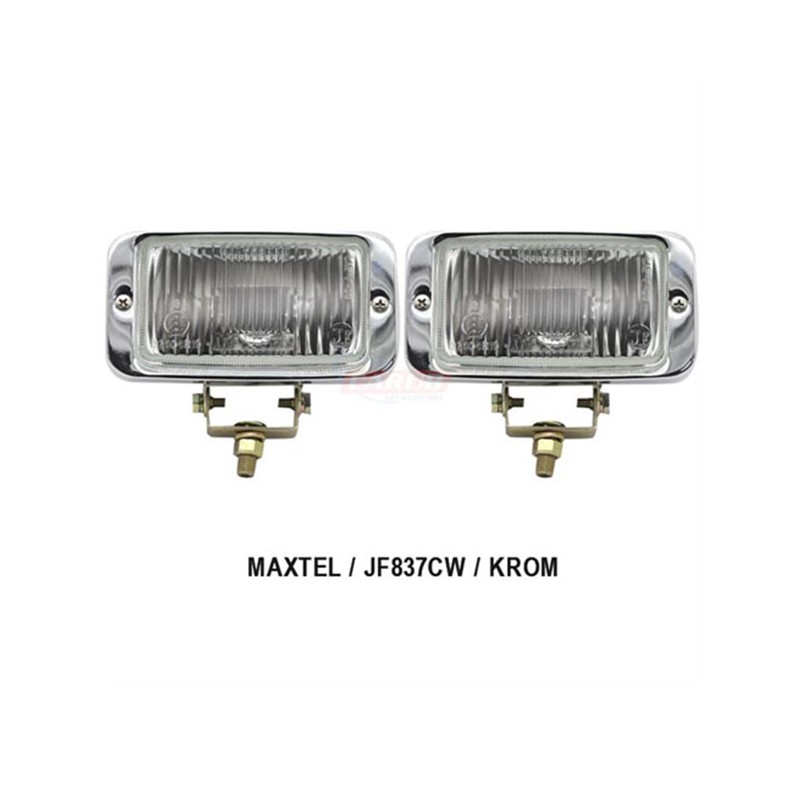 SİS LAMBASI DİKDÖRTGEN MAXTEL KROMAJLI 3081001 BEYAZ 146X77MM JF 837B