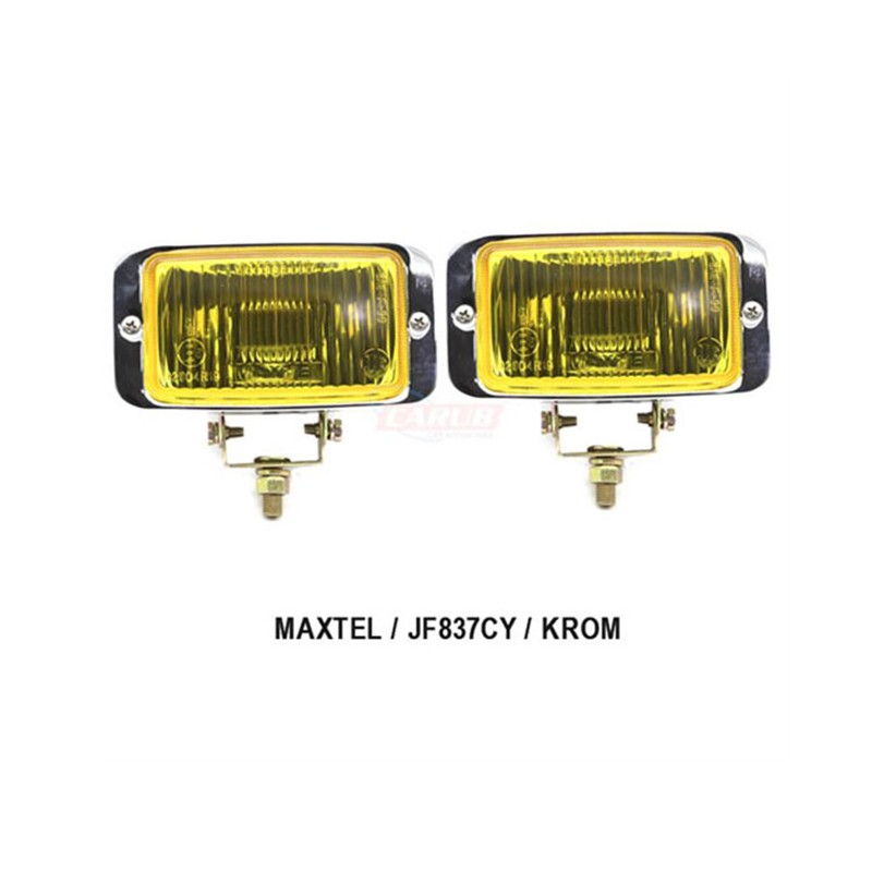 SİS LAMBASI DİKDÖRTGEN MAXTEL KROMAJLI 3081002 SARI 146X77MM JF 837S J