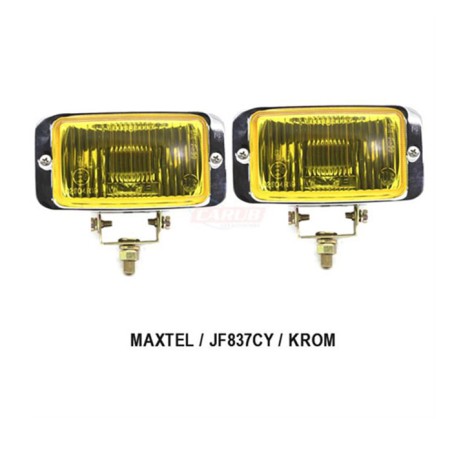 SİS LAMBASI DİKDÖRTGEN MAXTEL KROMAJLI 3081002 SARI 146X77MM JF 837S J