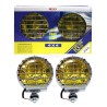 SİS LAMBASI YUVARLAK 4X4 NİKELAJLI KAFESLİ SARI 195X135MM 3018002 CARU