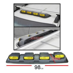 SİS LAMBASI OFF-ROAD TEPE 4LÜ SET OVAL OYNAR SARI 4203202 CARUB