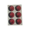 ARMA DAMLA ETİKET YUVARLAK PİTBULL 6LI KIRMIZI VİP 1005 VİP-1005 VİP