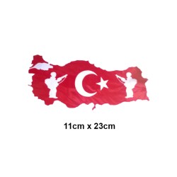 YAPIŞTIRMA FOLYO HARİTA TÜRKİYE BÜYÜK ASKERLİ 11X23CM ERN0501 1 ERN050