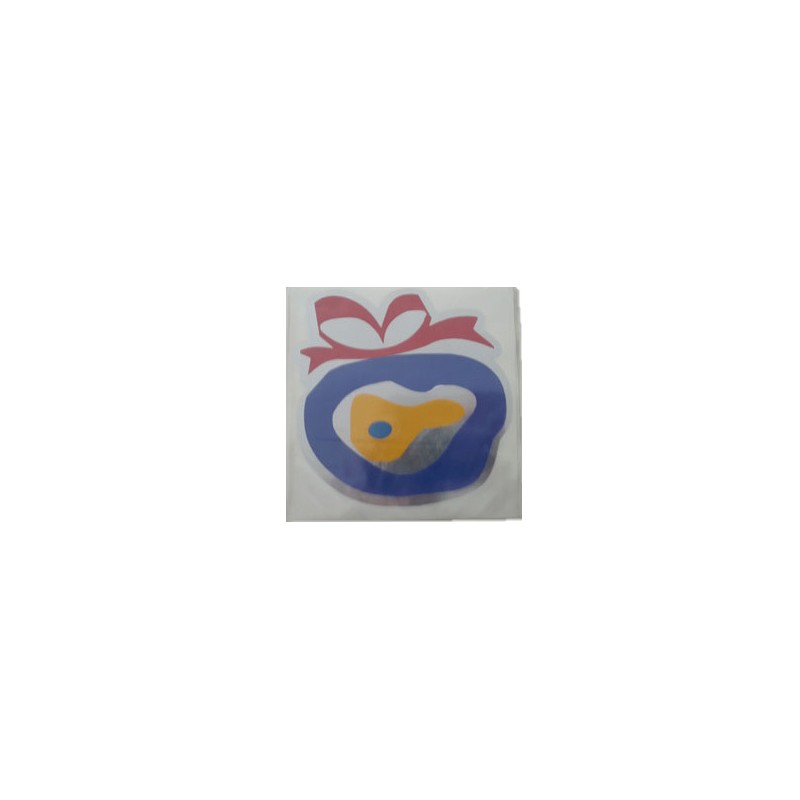 YAPIŞTIRMA FOLYO NAZARLIK KURDELELİ BÜYÜK 11X14CM ERN0609 ERN