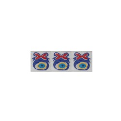 YAPIŞTIRMA FOLYO NAZARLIK KURDELELİ ORTA 9X10CM ERN0611 ERN
