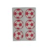 ARMA DAMLA ETİKET YUVARLAK TOP 6LI KIRMIZI- BEYAZ 30MM VİP 1011 VİP-10