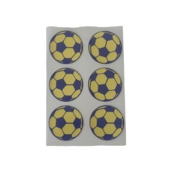 ARMA DAMLA ETİKET YUVARLAK TOP 6LI SARI-LACİVERT 30MM VİP 1012 VİP-101