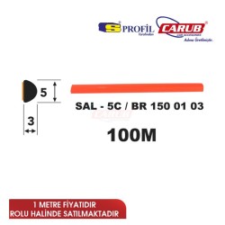 ÇITA YAPIŞTIRMA SAL5-C TURUNCU 6MM TOP 100M 1500103 SALMAN