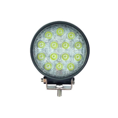 ÇALIŞMA LAMBASI YUVARLAK 10-30V 42W 14 LED 115MM K-20MM ARKA İNCE 1701